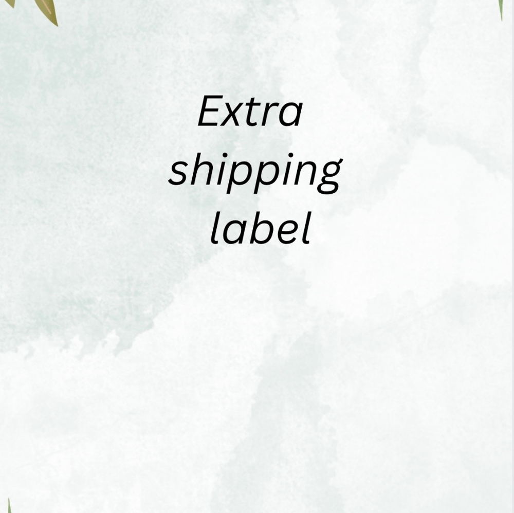 Extra Shipping Label